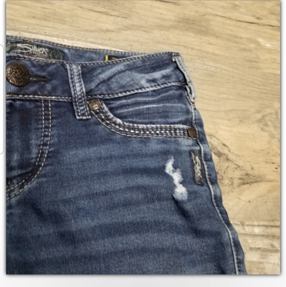 Silver mid super skinny Jean's size 27 - Picture 5 of 5